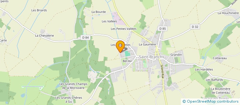 localisation de l'entreprise MG LARCAY  SAINT-BRANCHS