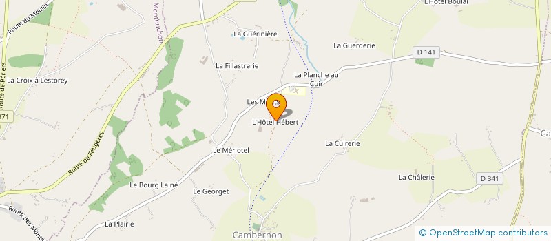 localisation de l'entreprise MG LECHANTEUR  CAMBERNON