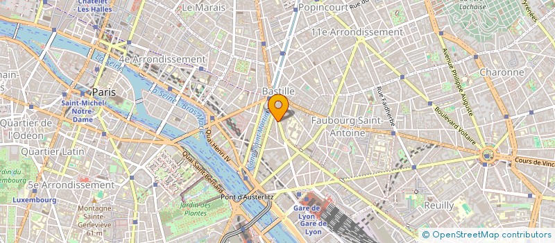 localisation de l'entreprise MG LOC  PARIS