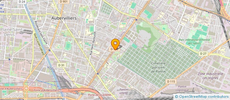 localisation de l'entreprise MG LOC  PANTIN