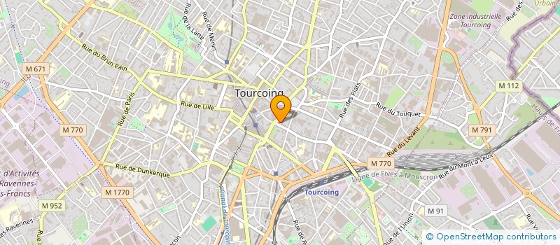 localisation de l'entreprise MG LOISIRS à TOURCOING