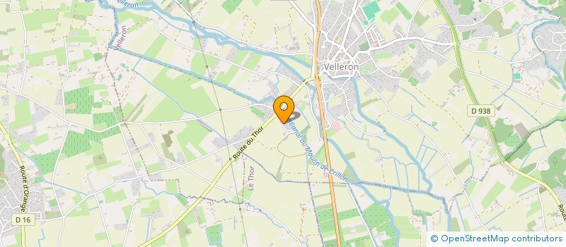 localisation de l'entreprise MG LUBERON  VELLERON