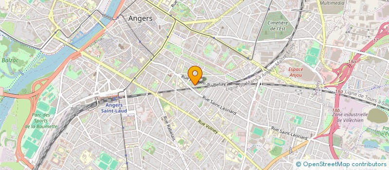 localisation de l'entreprise MG MAINE à ANGERS