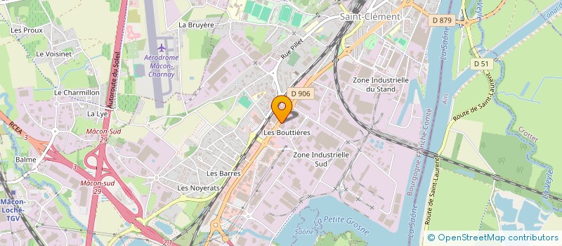 localisation de l'entreprise MG MARINELLY  MACON