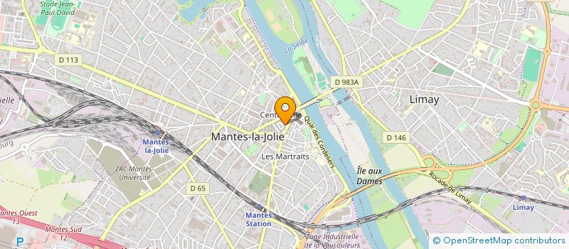 localisation de l'entreprise MG MENDY  MANTES-LA-JOLIE