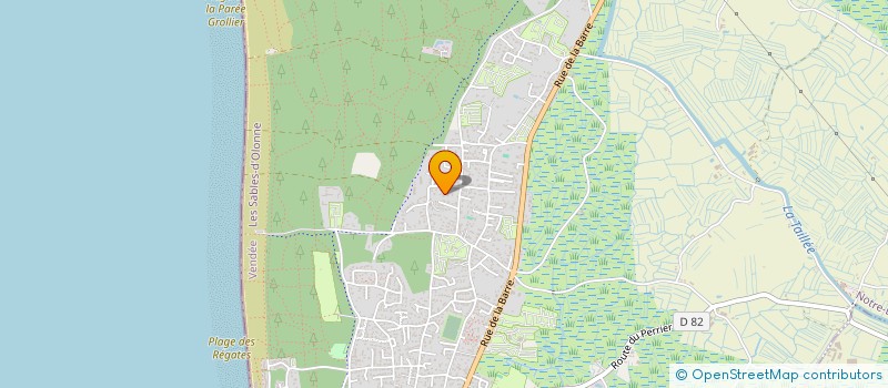 localisation de l'entreprise MG MENUISERIE  NOTRE-DAME-DE-MONTS