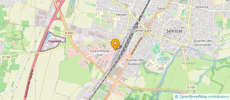 localisation de l'entreprise MG MOBILIER  SELESTAT