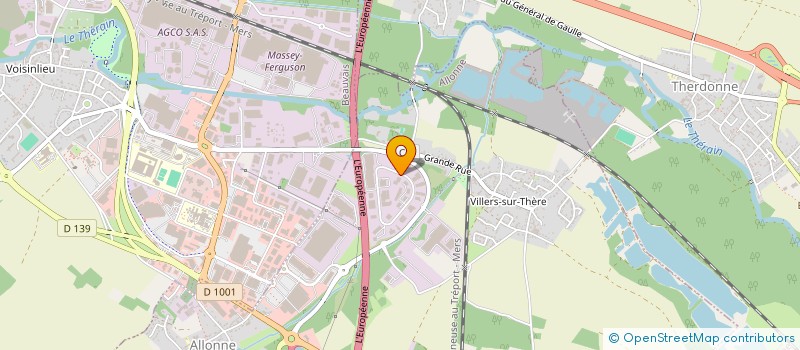 localisation de l'entreprise MG MOTORS  ALLONNE