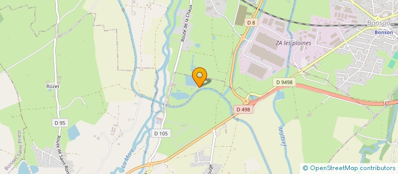 localisation de l'entreprise MG MULTISERVICES 42  SAINT-MARCELLIN-EN-FOREZ