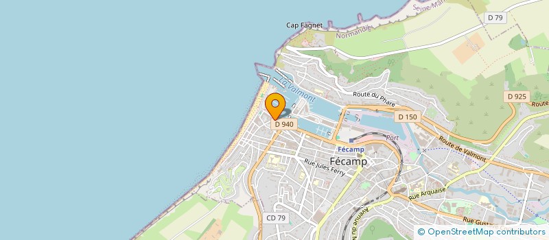 localisation de l'entreprise MG NAUTIC  FECAMP