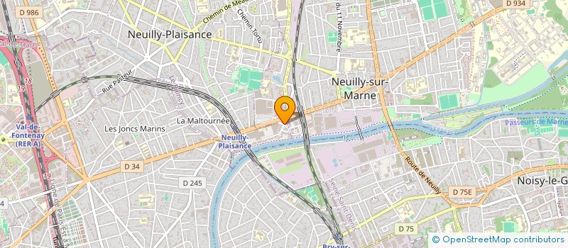 localisation de l'entreprise MG NETT & MANUT  NEUILLY-PLAISANCE