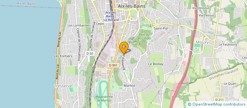 localisation de l'entreprise MG-NEXUS  AIX-LES-BAINS