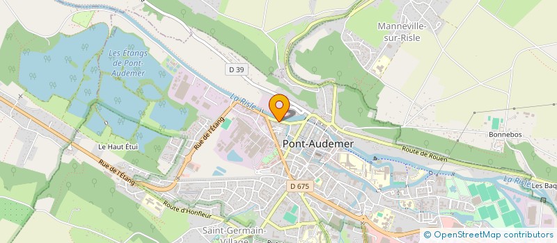 localisation de l'entreprise MG NORMANDIE VTC  PONT-AUDEMER