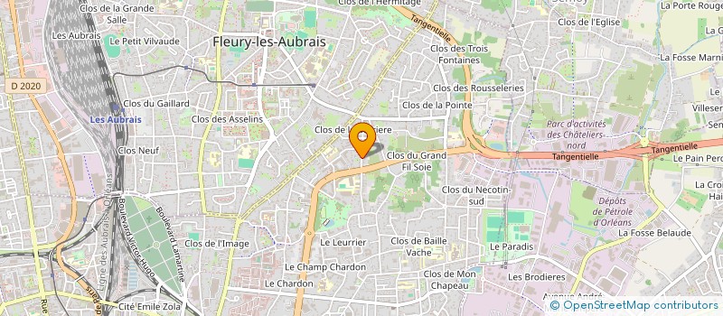 localisation de l'entreprise MG NOT à ORLEANS