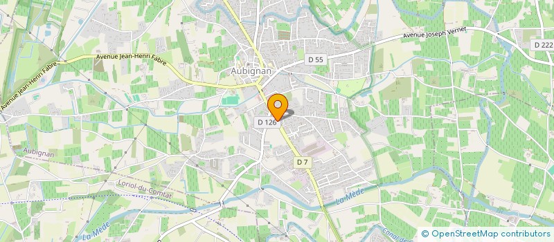 localisation de l'entreprise MG OPTIQUE  AUBIGNAN