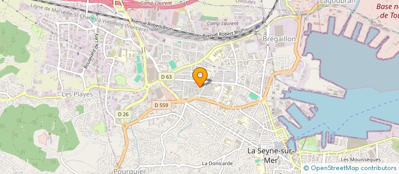 localisation de l'entreprise MG PACA à LA SEYNE-SUR-MER