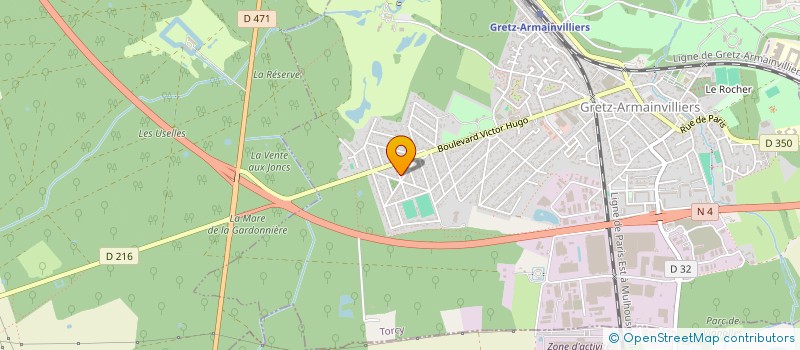 localisation de l'entreprise MG. PALOMA  GRETZ-ARMAINVILLIERS