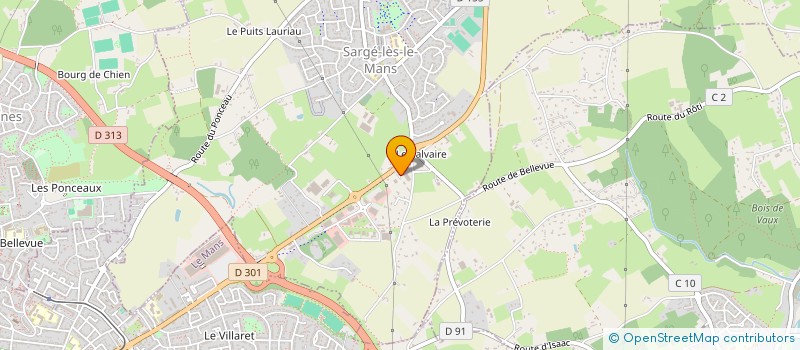 localisation de l'entreprise MG PARE BRISE  SARGE-LES-LE-MANS