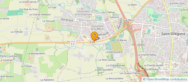 localisation de l'entreprise MG PARQUET à MONTGERMONT