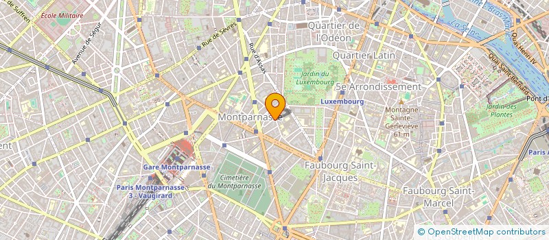 localisation de l'entreprise MG PARTENAIRES  PARIS