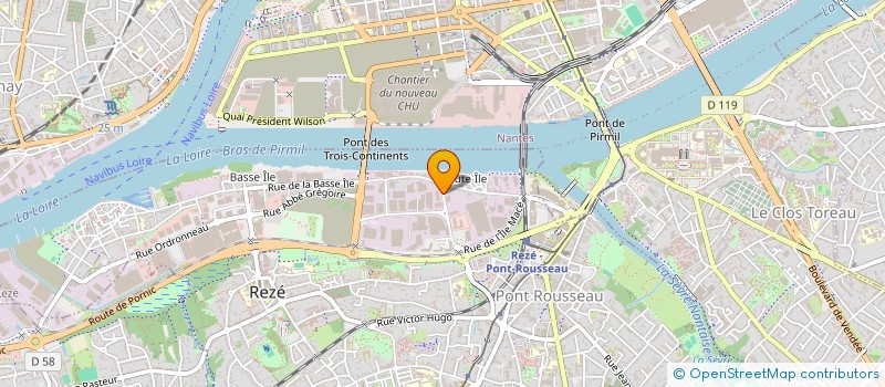 localisation de l'entreprise MG PARTICIPATIONS à REZE