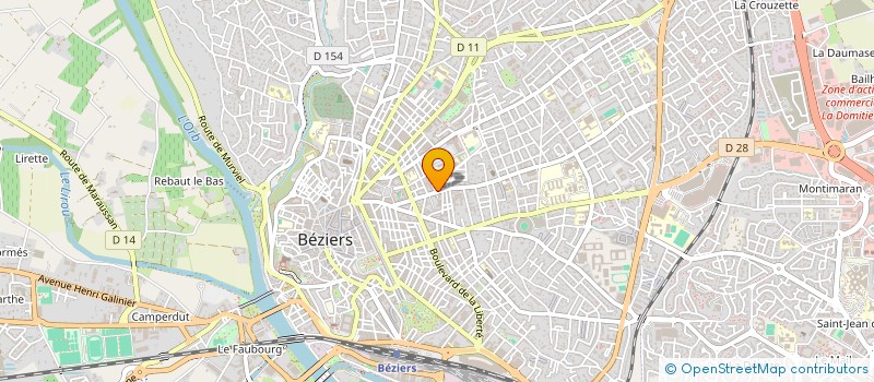 localisation de l'entreprise MG PATRIMOINE  BEZIERS