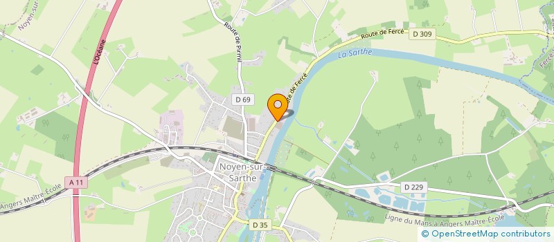 localisation de l'entreprise MG PATRIMOINE  NOYEN-SUR-SARTHE