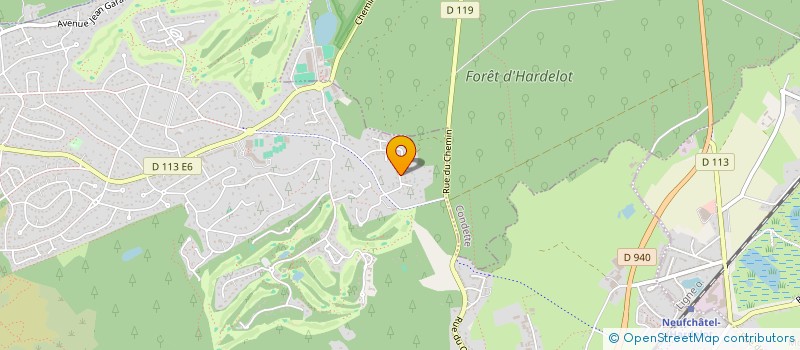 localisation de l'entreprise MG PATRIMOINE  NEUFCHATEL-HARDELOT