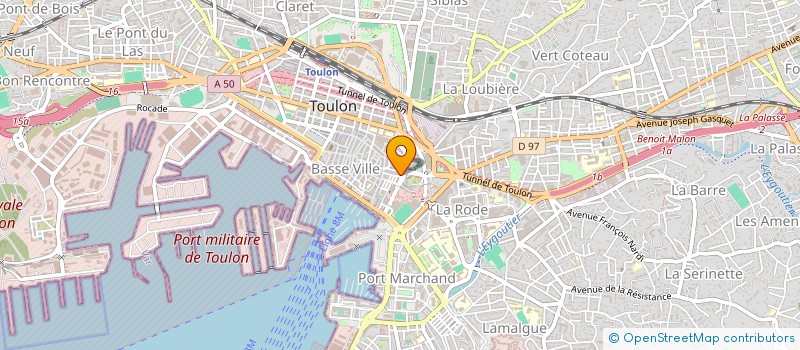 localisation de l'entreprise MG PEINTURE  TOULON