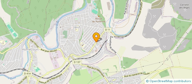 localisation de l'entreprise MG-PHARMA  JUF