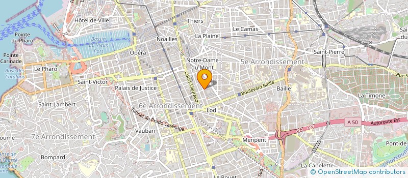 localisation de l'entreprise MG PHARMA à MARSEILLE
