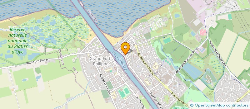 localisation de l'entreprise MG PIERRU à GRAVELINES