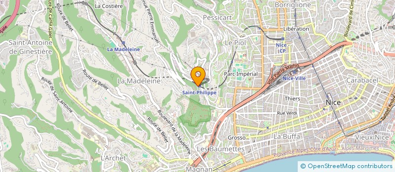 localisation de l'entreprise MG PISCINE  NICE