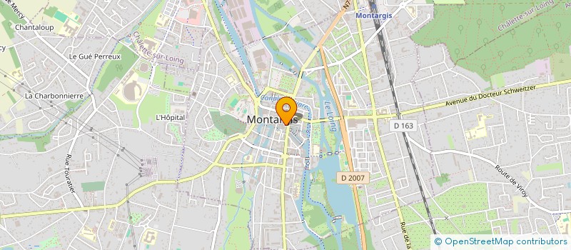 localisation de l'entreprise MG PIXEL à MONTARGIS