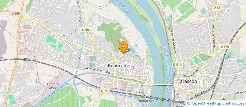 localisation de l'entreprise MG PLAK&PAINT à BEAUCAIRE