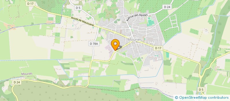 localisation de l'entreprise MG PLAQUISTE  MOURIES