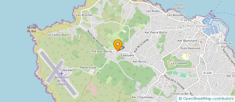 localisation de l'entreprise MG PLOMBERIE à L'ILE-D'YEU