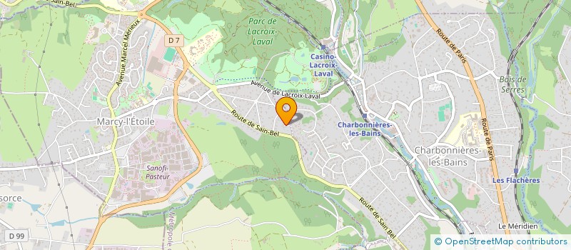 localisation de l'entreprise MG PLOMBERIE  LENTILLY