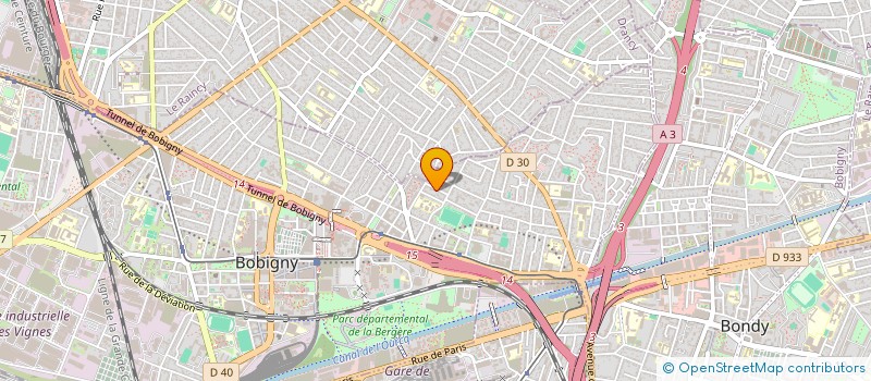 localisation de l'entreprise MG PLUG PRODUCTION  BOBIGNY