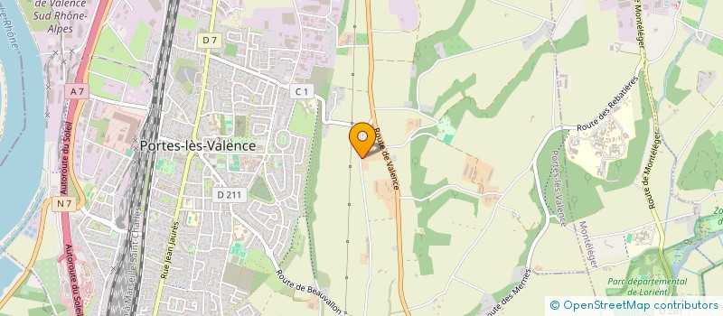 localisation de l'entreprise MG PREST'HABITAT  PORTES-LES-VALENCE