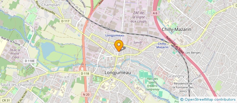 localisation de l'entreprise MG PRESTIGE à LONGJUMEAU