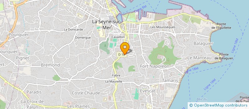 localisation de l'entreprise MG PRO  LA SEYNE-SUR-MER