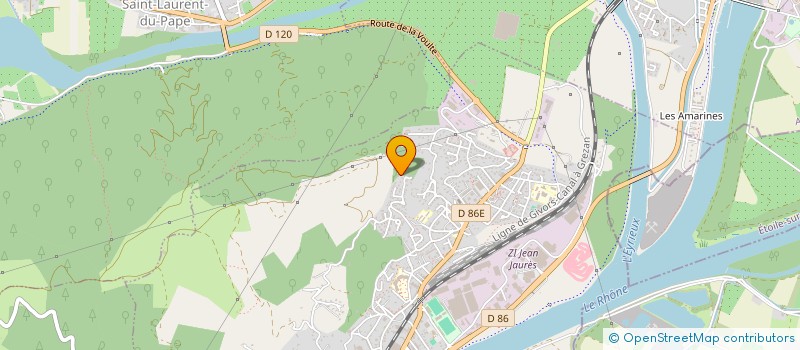 localisation de l'entreprise MG PROJET IMMO  LA VOULTE-SUR-RHONE