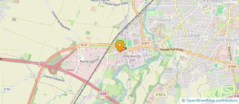 localisation de l'entreprise MG PROMOTION  TARBES