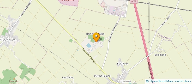 localisation de l'entreprise MG RECEPTIONS à PANNES