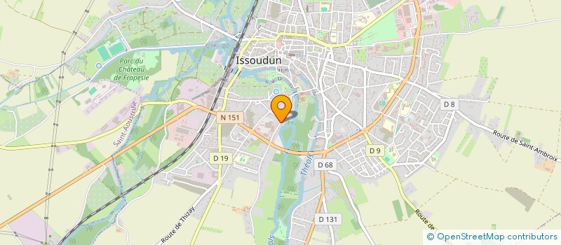 localisation de l'entreprise MG RENOV à ISSOUDUN