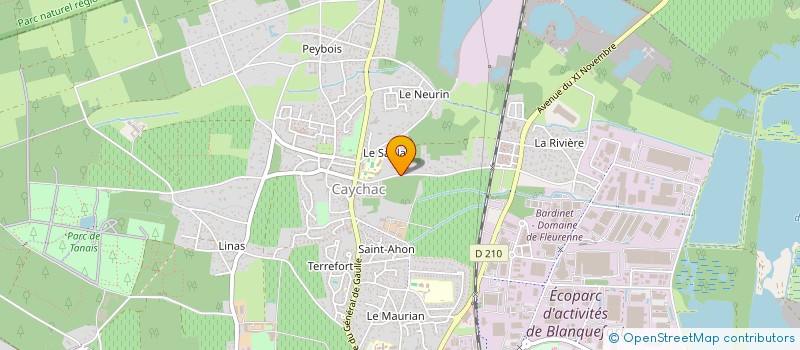 localisation de l'entreprise MG SANTE FRANCE à BLANQUEFORT