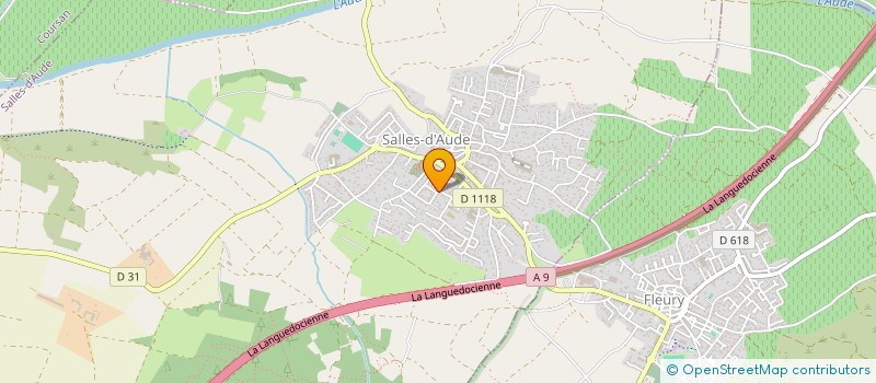 localisation de l'entreprise MG SERVICE  SALLES-D'AUDE