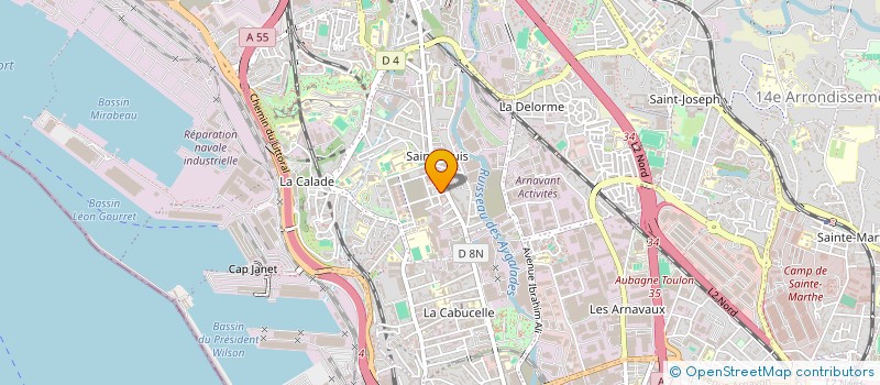 localisation de l'entreprise MG SERVICE AGRICOLE à MARSEILLE