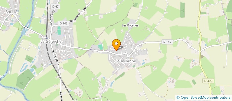 localisation de l'entreprise MG SERVICES 3D  JOUE-L'ABBE